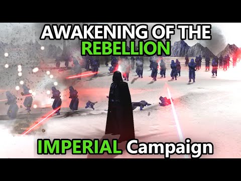 [LUKE vs. VADER on Hoth!] Star Wars Empire at War: Awakening of the Rebellion Mod -Empire Ep33