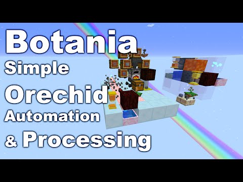 Botania | Simple Orechid & Ore Processing | Tutorial | Automation