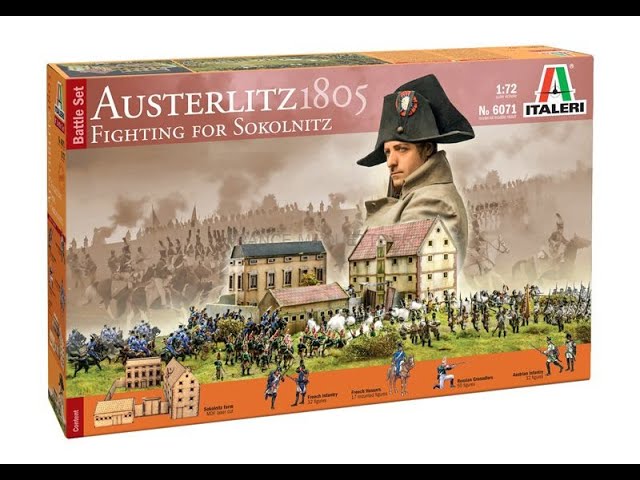 Vídeo relacionado con Italeri 6071 1:72 Battle-Set Austerlitz 1805 Sokolnitz - Modelismo, Kit de Montaje, modelismo estático, Manualidades, Hobby, Pegamento, Kit de plástico, Fiel al Detalle