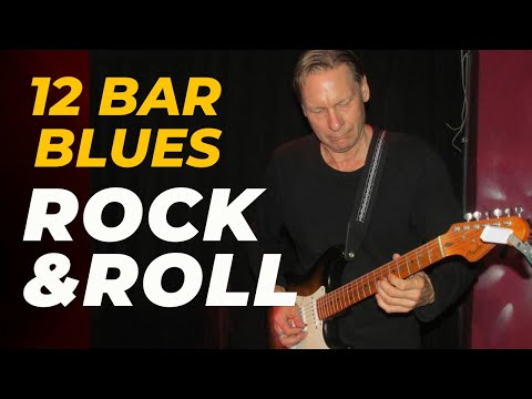 Classic Rock & Roll rhythm guitar lesson | 12 bar blues progression