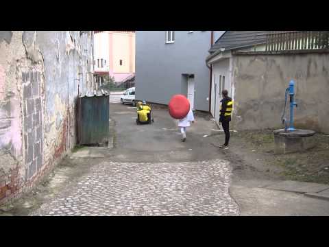 Fašank Jarošov 2014 - jízda Jamajského bobu