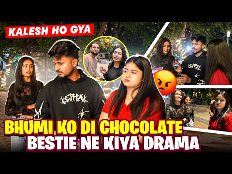 Bhumi aayi milne… maine diya chocolate aur Bestie ne kar diya drama 😭🍫 