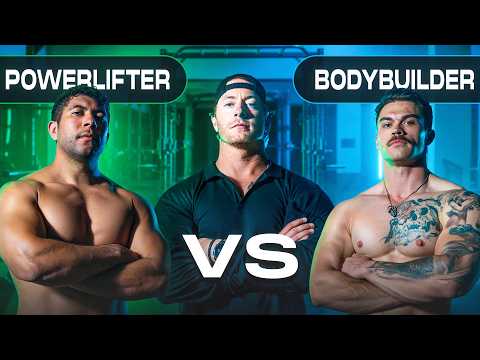 Bodybuilder vs Powerlifter Strength BATTLE | Warehouse Wars Ep.01