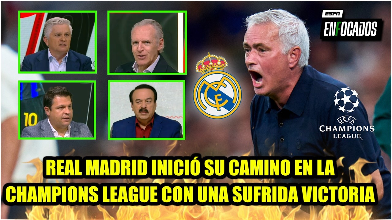 REAL MADRID sufrió vs INTER, pero arrancó con TRIUNFO en CHAMPIONS. Clave para MOURINHO | Enfocados