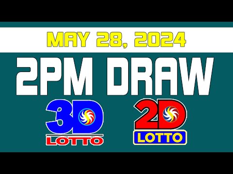 2PM Draw Lotto Draw Result Today May 28, 2024 [Swertres Ez2]