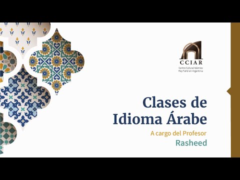 Clase de idioma árabe con el Profesor Rasheed 2 agosto 2025