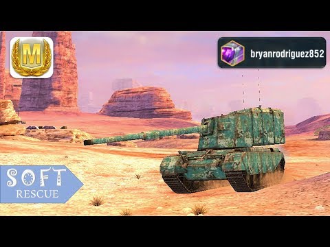 FV4005: 7400 Damage , 3 Frags - WOT BLITZ -