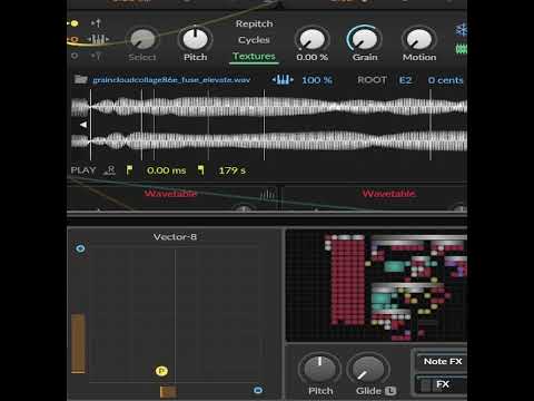Morphing soundscapes in Bitwig Polygrid