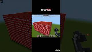 1000~~TNT😱 #shorts #gaming #minecraft