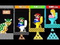 Toilet Prank Mario Luigi And Peach Challenge Poor To Rich Toilet