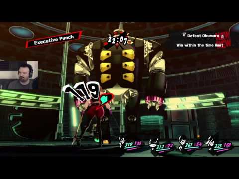 Persona 5 playthrough pt337 - The Insane Okumura Employee Gauntlet!