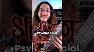 Slipknot - Psychosocial #guitar #metal #guitarlesson