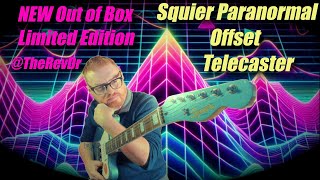 Video thumbnail for New Limited Edition Squier Paranormal Offset Telecaster SJ Out of Box Review by TheRevDr Guitars