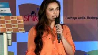 Rani Mukerji comes out to support NGO for childrens’ education