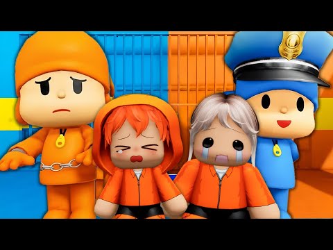 MI NOVIA y YO SOMOS BEBES y ESCAPAMOS DE POCOYO POLICIA y POCOYO LADRON @paunidly