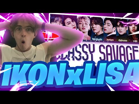 iKON x LISA (BLACKPINK) - CLASSY SAVAGE (Pretty Savage) Lyrics (Color Coded Lyrics) KINGDOM Reaction