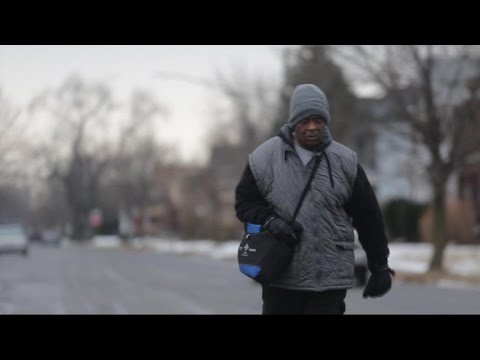 James Robertson Walks 21 Miles Each Way to His Job in Detroit