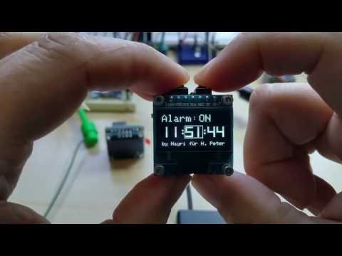 OLEDiUNO Spectrum Analyzer and OLEDiUNO Clock