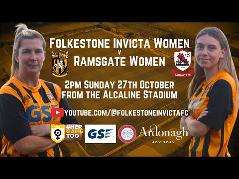 Live Stream | Folkestone Invicta Women v Ramsgate Women | SECWFL | 27/10/24