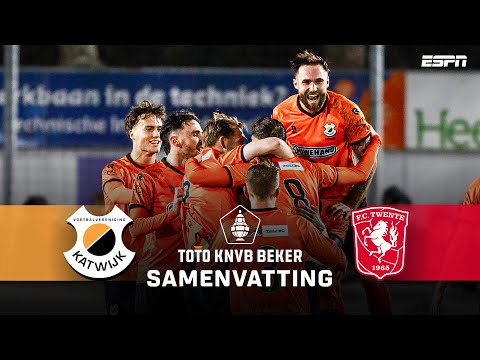 VV KATWIJK laat FC Twente WANKELEN 😳 | Samenvatting VV Katwijk - FC Twente