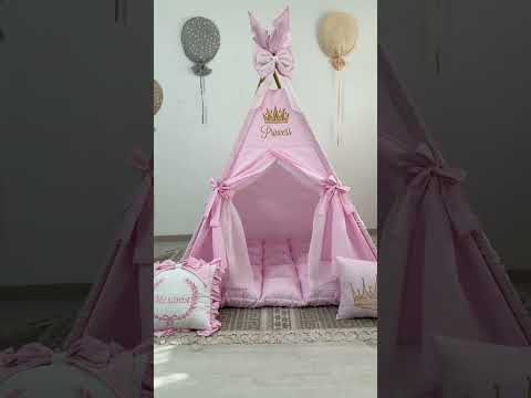 Вигвам для девочки Принцесса БОН БОН Именной. Полный комплект - фото 1 - id-p1324967942