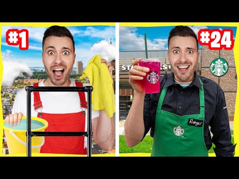24 Jobs in 24 Hours! *Challenge*