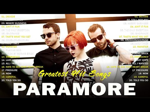 Paramore Greatest Hits Full Album ~ Best Songs Of Paramore ~ Pop Punk Playlist