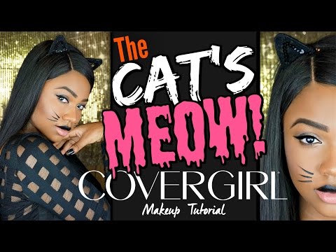 COVERGIRL Cat's Meow Halloween Makeup Tutorial (Beginner Friendly)