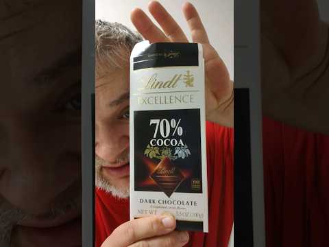 Trying LINDT Excellence 70% Cocoa Chocolate for First Time! #tastelikedirt