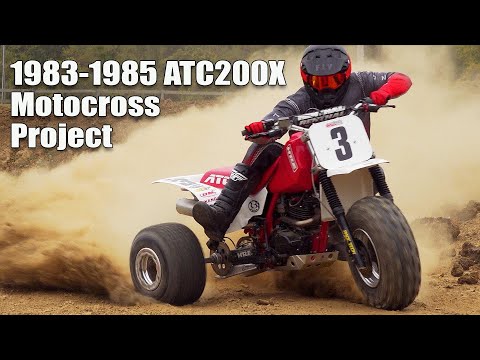1983 1985 Honda ATC200X Motocross-Projekttest