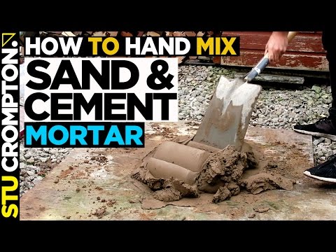 How to Mix Sand and Cement for bricklaying step by step