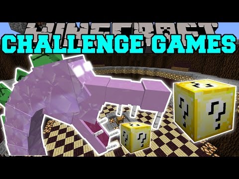 Minecraft: SPIKEZILLA CHALLENGE GAMES - Lucky Block Mod - Modded Mini-Game
