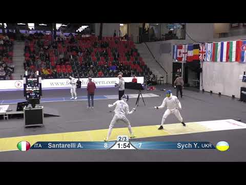 2022 T64 12 M E Individual Bern SUI WC YELLOW SYCH UKR vs SANTARELLI ITA