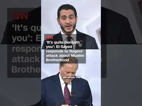 'It's quite beneath you': El-Sayed responds to Rogers' attack about Muslim Brotherhood