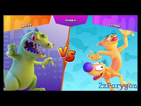 Nickelodeon All-Star Brawl - Over 20-minute gameplay