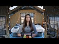 RAIN And STORM Camping In AIR Tent Solo In Cozy Hot Tent ASMR