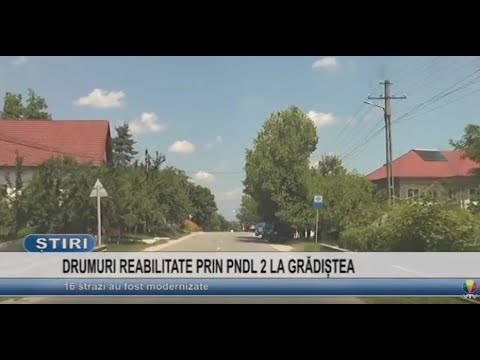 DRUMURI REABILITATE PRIN PNDL 2 LA GRADISTEA