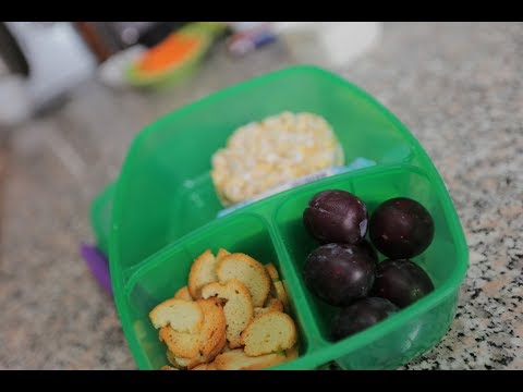 كعك الأرز مع اللبنة بالفيديو