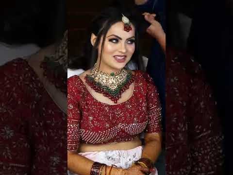 Happiest Bride Ever in Bridal Makeup & Dress | Mehndi & Jwellery | Beautiful Dulhan | Happy Wedding