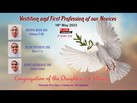 Solemn Celebration of the First Profession of our Novices