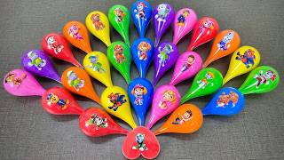 Looking For Paw Patrol Clay With Slime Coloring: Ryder, Chase, Marshall,...Satisfying ASMR Video