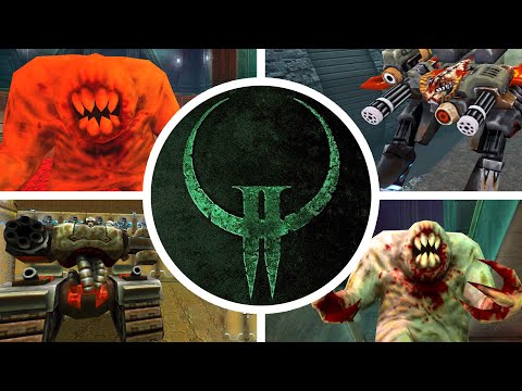 Quake 2 Enhanced - All Bosses + All Endings