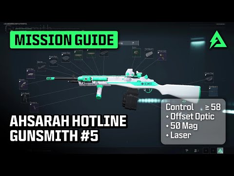 Ahsarah Hotline - Gunsmith #5 (CHEAPEST M14 BUILD) | Mission Guide - DELTA FORCE EXTRACTION