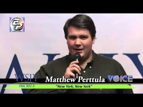 WSJY The Voice - Matthew Perttula @ East Point