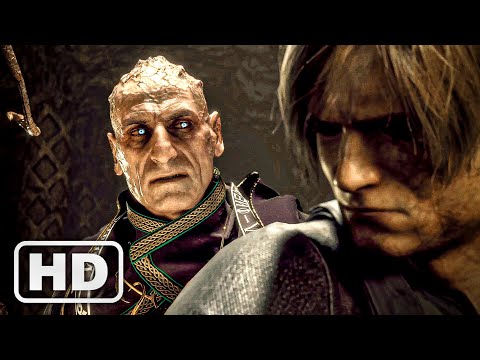 Resident Evil 4 Remake - Ada Wong saves Leon and Ashley from Saddler 4K 60FPS Scene