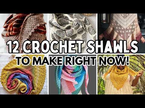 12 CROCHET SHAWLS You’ll Want to Make RIGHT NOW!
