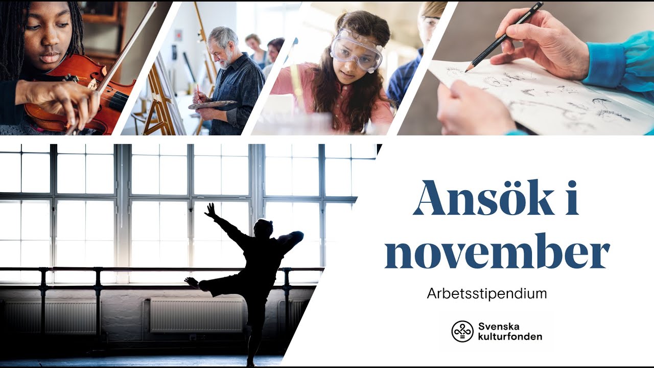 Svenska kulturfonden Working Grants 2027 — One to Three Years of Full-Time Artistic Work (Swedish-Speaking Finland)