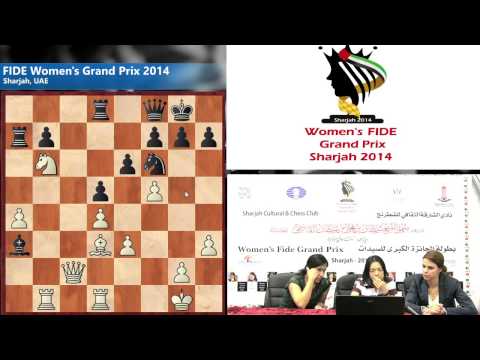 Round 6: Zhu Chen (QAT) 1/2-1/2 Muminova (UZB)