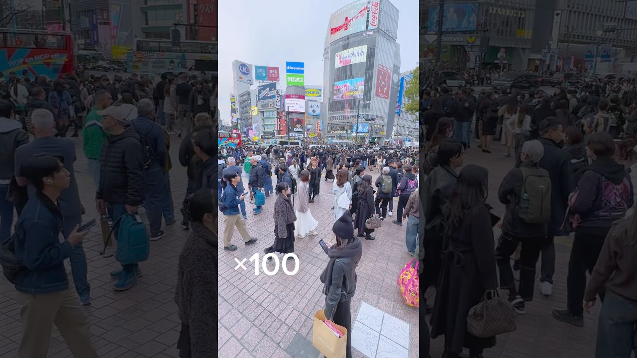 渋谷で100万人の前で2時間踊り続ける男がヤバいすぎる… A man who dances nonstop for two hours in front of a million spectators