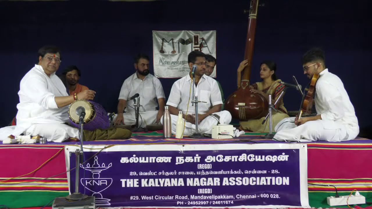 Dr Palghat Ramprasad Vocal concert for Manimohanam Academy @ Kalyana Nagar Association, Chennai.